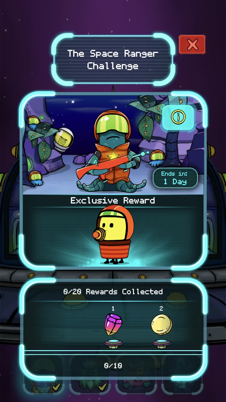 Doodle Jump Space Chase event example