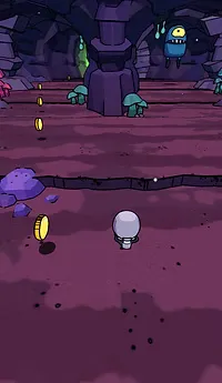 Doodle Jump Space Chase level layout, scene 1C