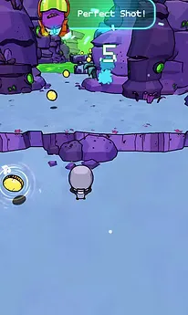 Doodle Jump Space Chase level layout, scene 2C