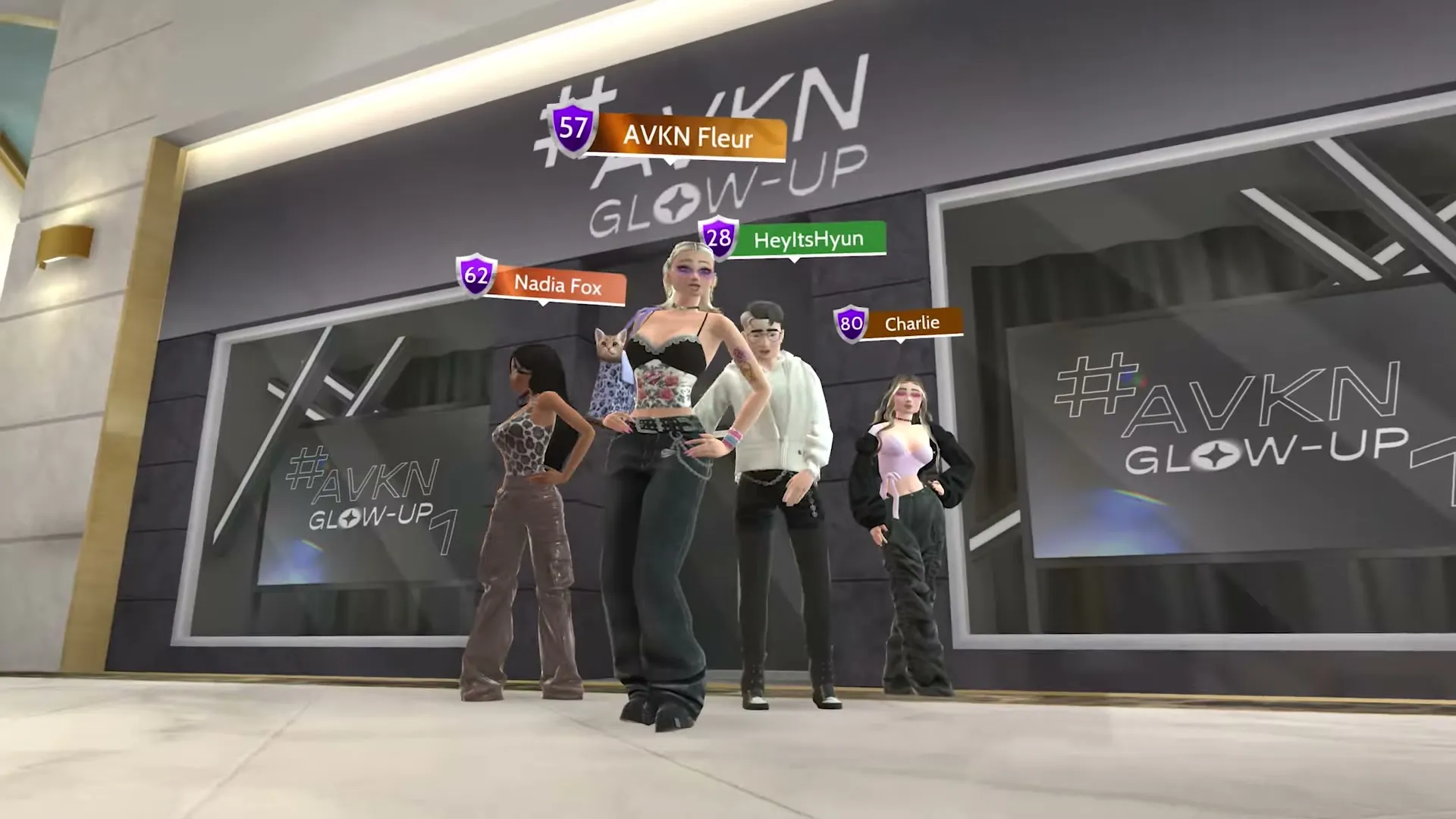 Avakin Life, avatar dancing in a jungle scene